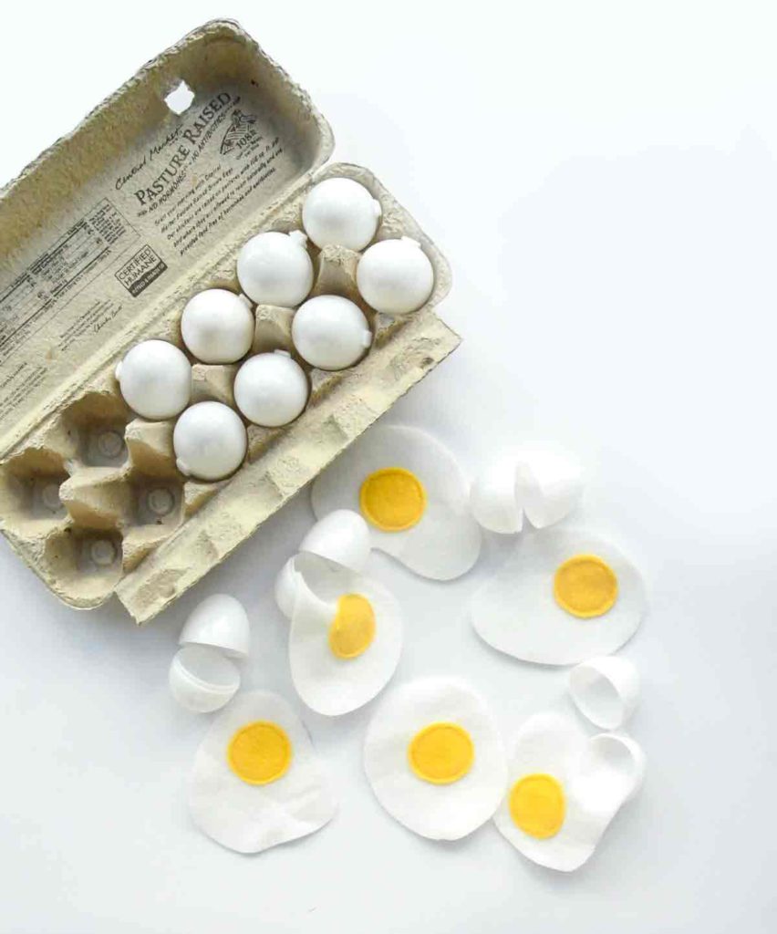 homemade felt egg toy for toddlers